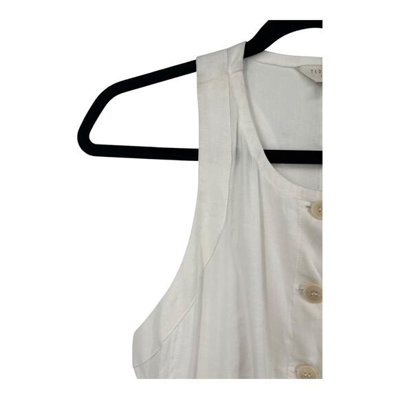 Ted Baker Dress Jancita linen blend sleeveless midi size 3 (US 8) - Picture 3 of 8